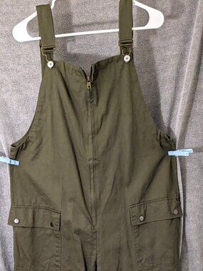 New! Plus Size 2x Green Overalls